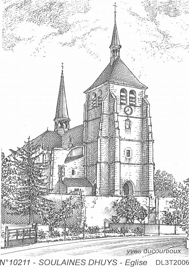 N 10211 - SOULAINES DHUYS - glise